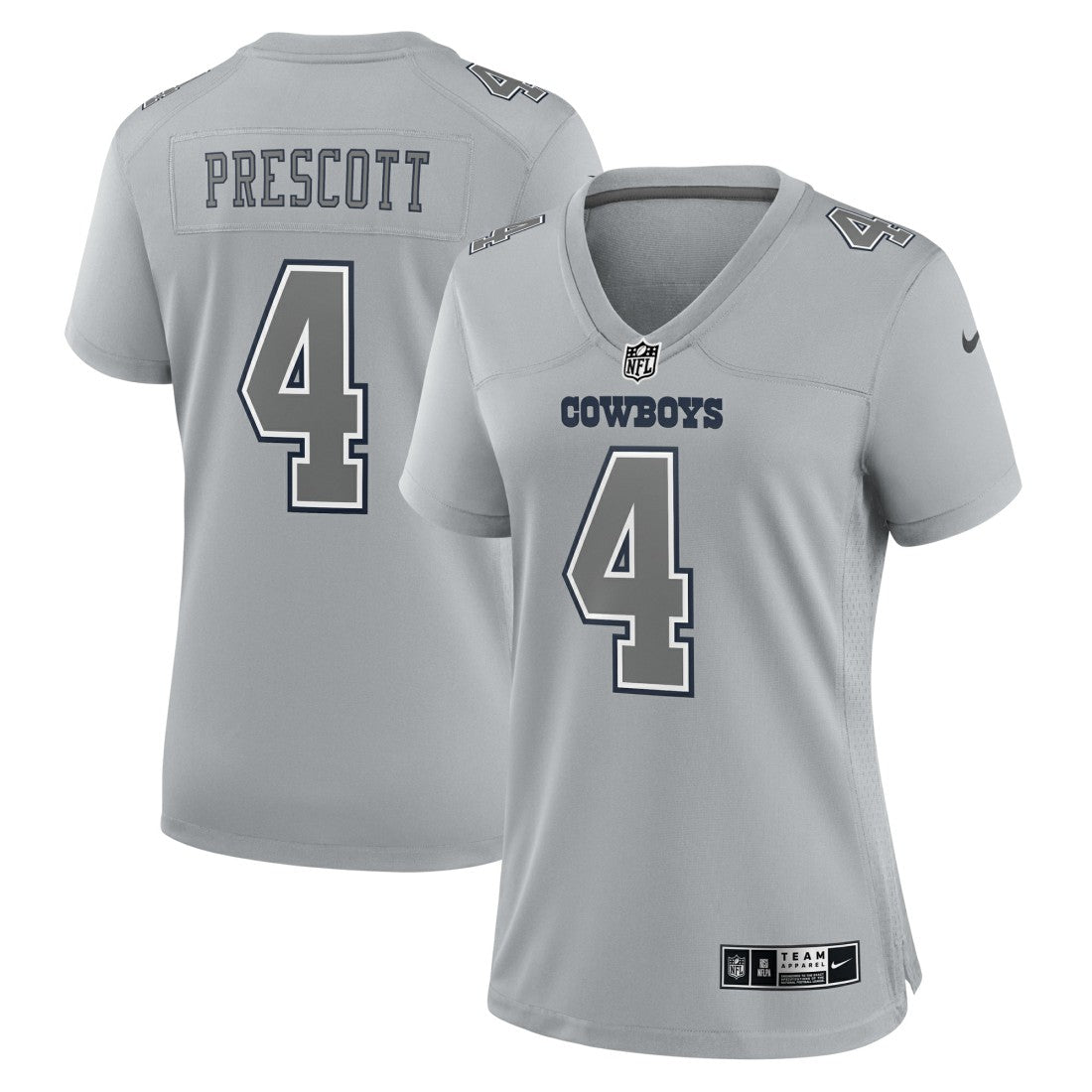 Dallas Cowboys Dak Prescott  Women's Atmosphere Fashion Game Jersey | NFL Sale