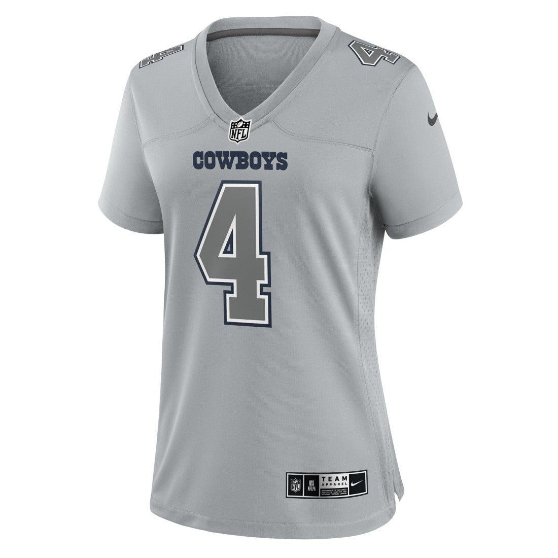 Dallas Cowboys Dak Prescott  Women's Atmosphere Fashion Game Jersey | NFL Sale