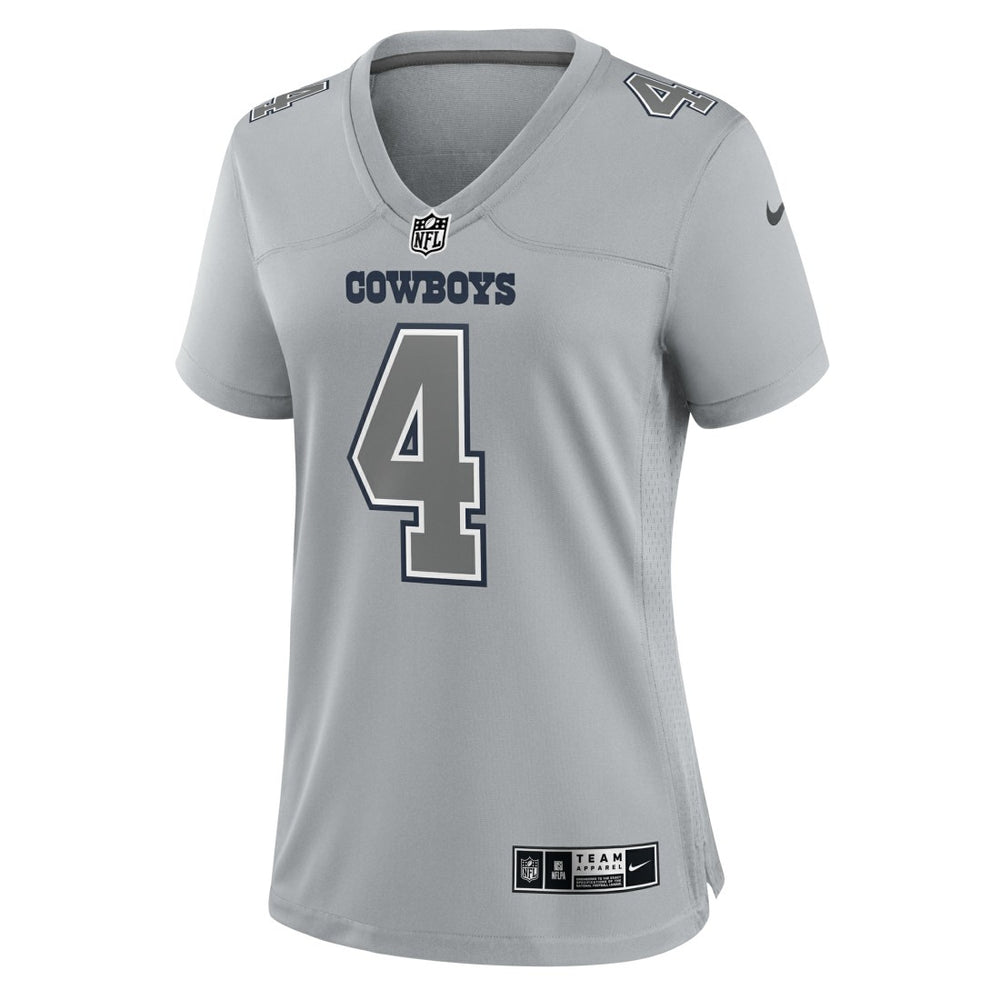 Dallas Cowboys Dak Prescott  Women's Atmosphere Fashion Game Jersey | NFL Sale