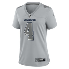Dallas Cowboys Dak Prescott  Women's Atmosphere Fashion Game Jersey | NFL Sale
