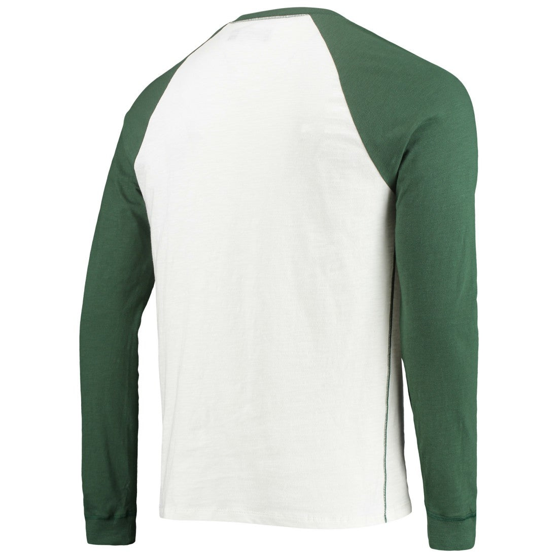 Green Bay Packers Junk Food Colorblock Raglan Long Sleeve T-Shirt | NFL US