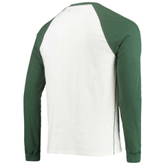 Green Bay Packers Junk Food Colorblock Raglan Long Sleeve T-Shirt | NFL US