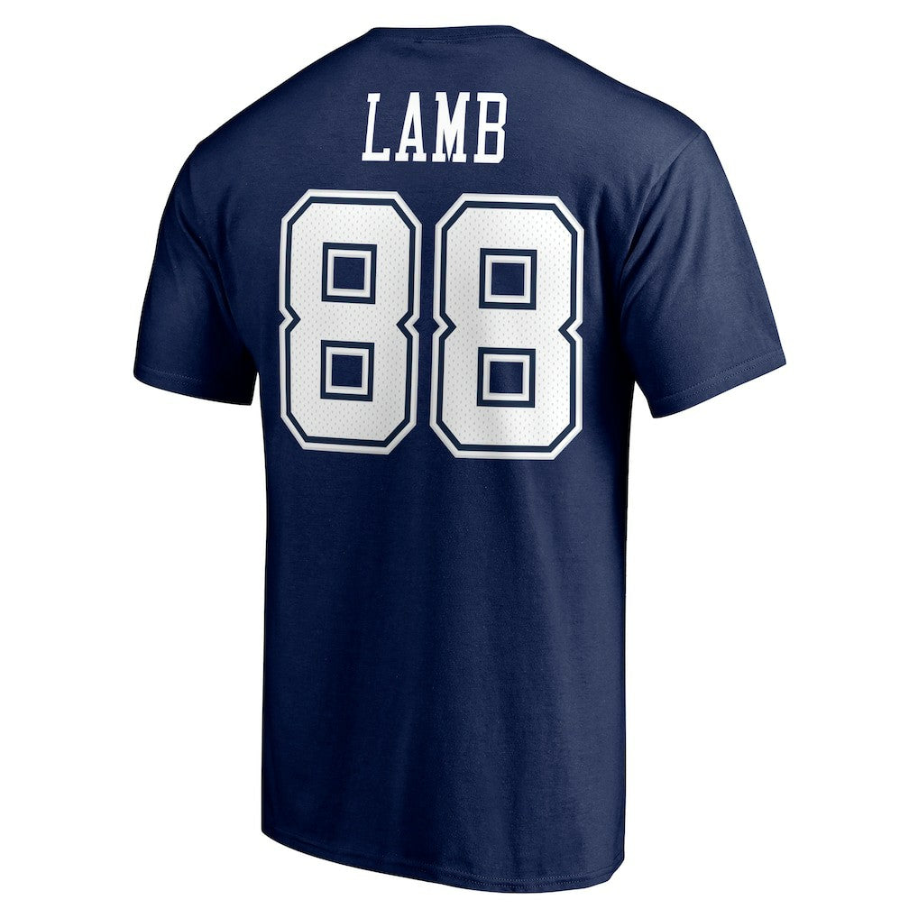 Dallas Cowboys CeeDee Lamb  Team Player Icon Name & Number T-Shirt | NFL Online