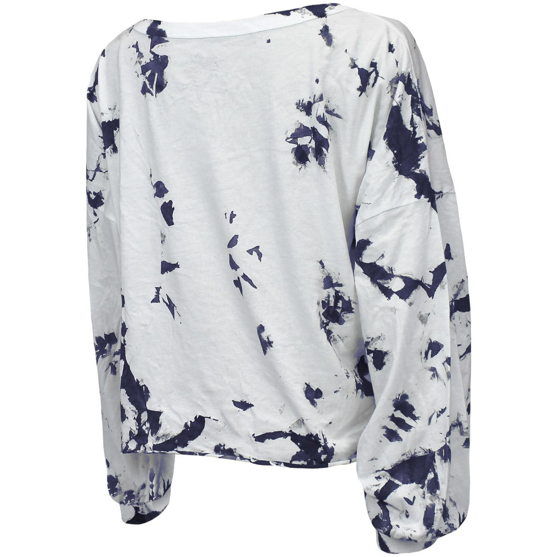 Tennessee Titans Majestic Threads Women's Off-Shoulder Tie-Dye V-Neck Long Sleeve T-Shirt | NFL Hot