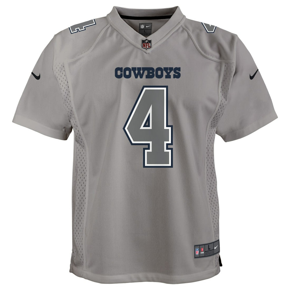Dallas Cowboys Dak Prescott  Youth Atmosphere Game Jersey | NFL New
