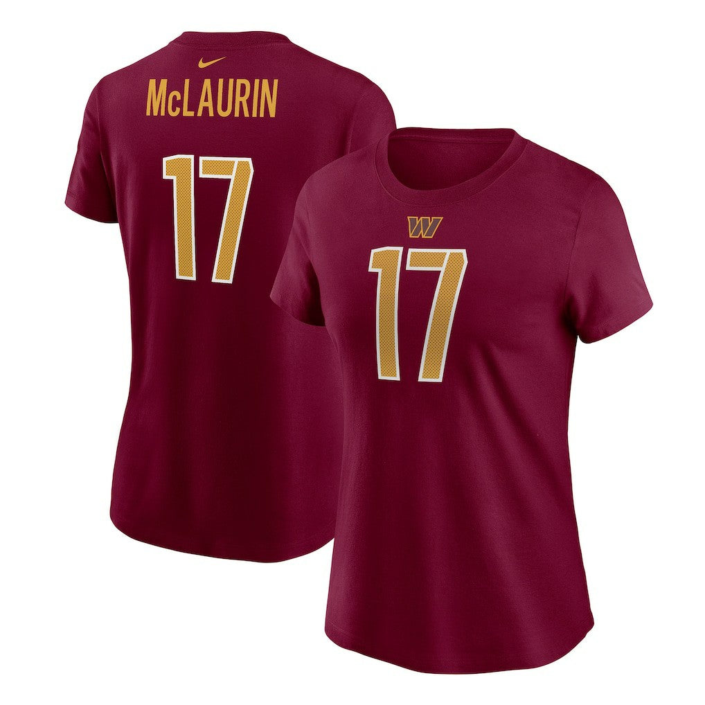Washington Commanders Terry McLaurin  Women's Player Name & Number T-Shirt | NFL Near me