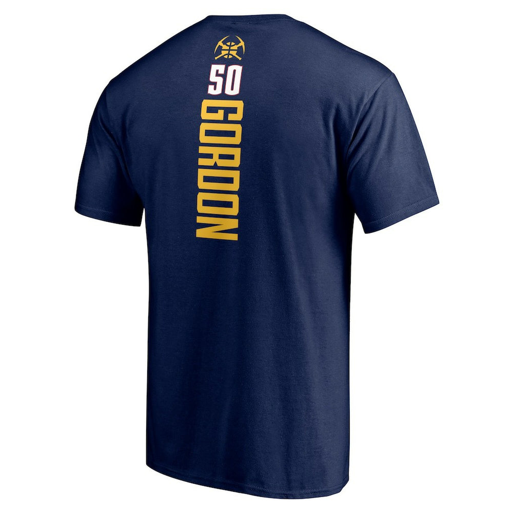 Navy Aaron Gordon Denver Nuggets Playmaker Name & Number T-Shirt sale | NBA