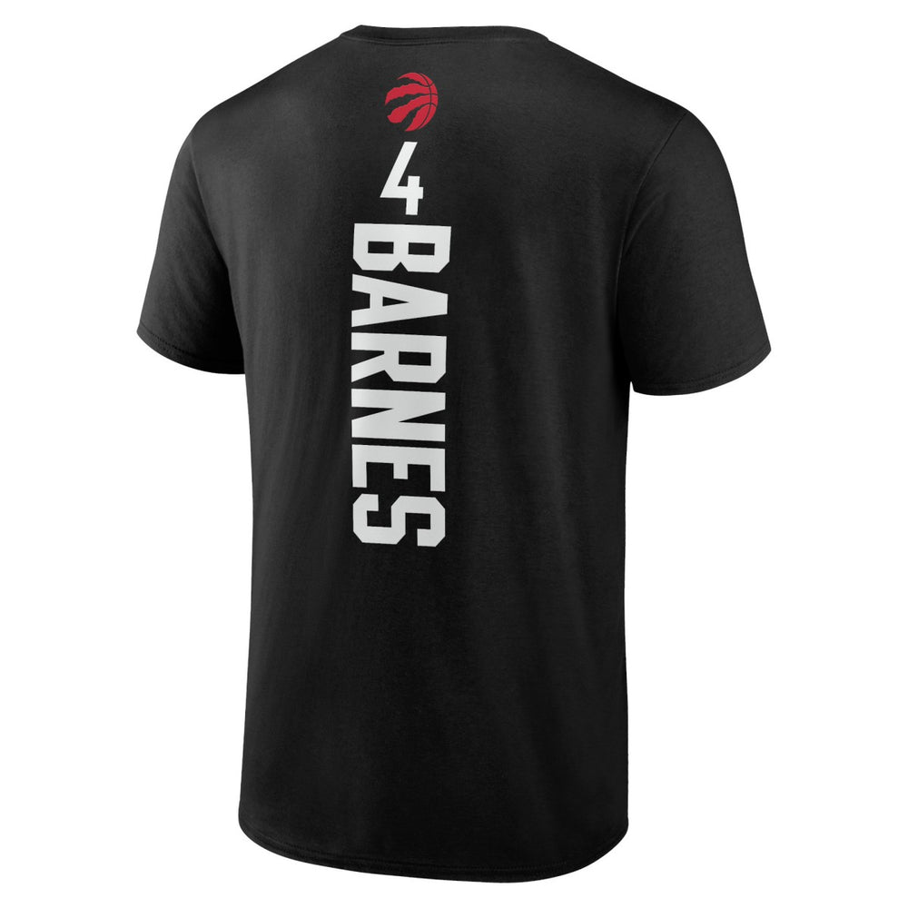 Black Scottie Barnes Toronto Raptors Playmaker Name & Number T-Shirt | NBA