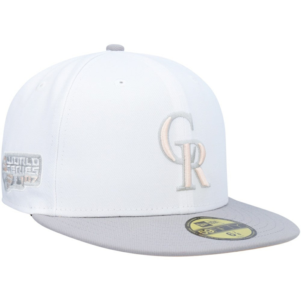 Colorado Rockies New Era 2007 World Series Side Patch Undervisor 59FIFTY Fitted Hat - MLB Hats
