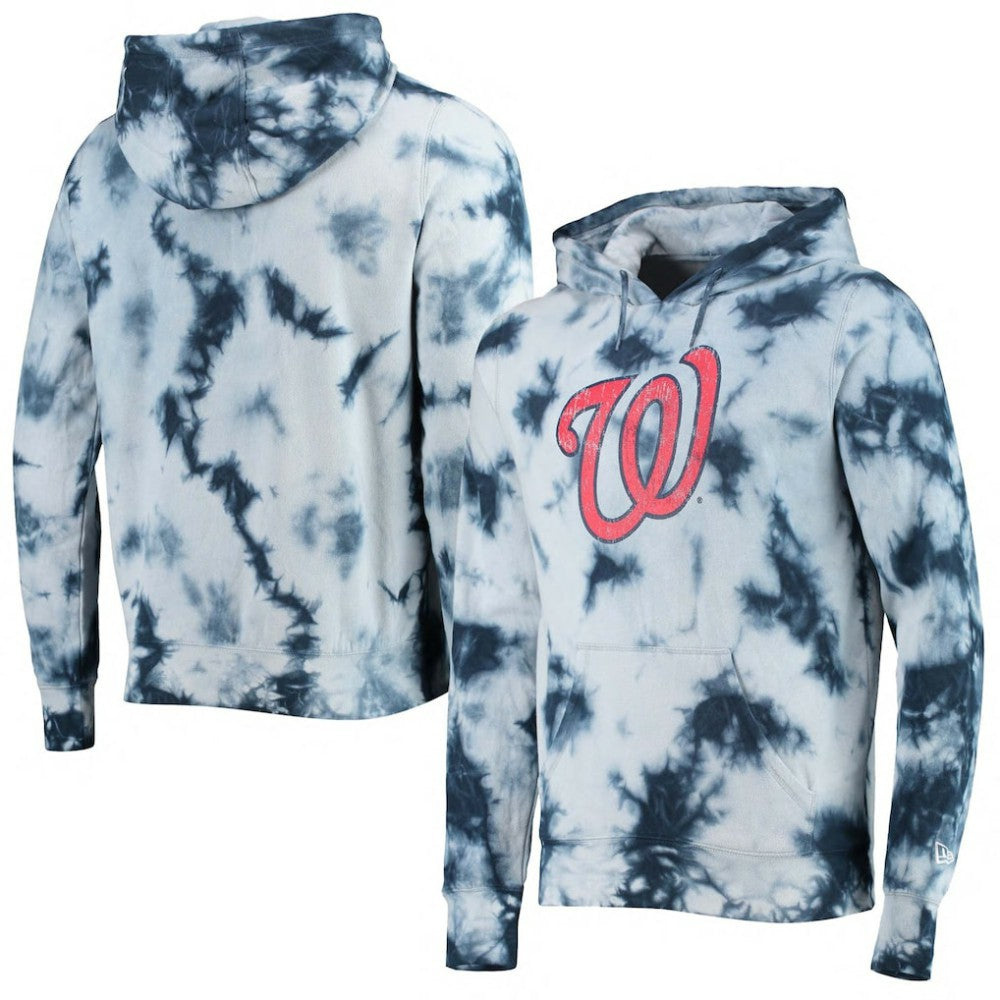 Washington Nationals New Era Tie-Dye Pullover Hoodie - MLB Hoodies