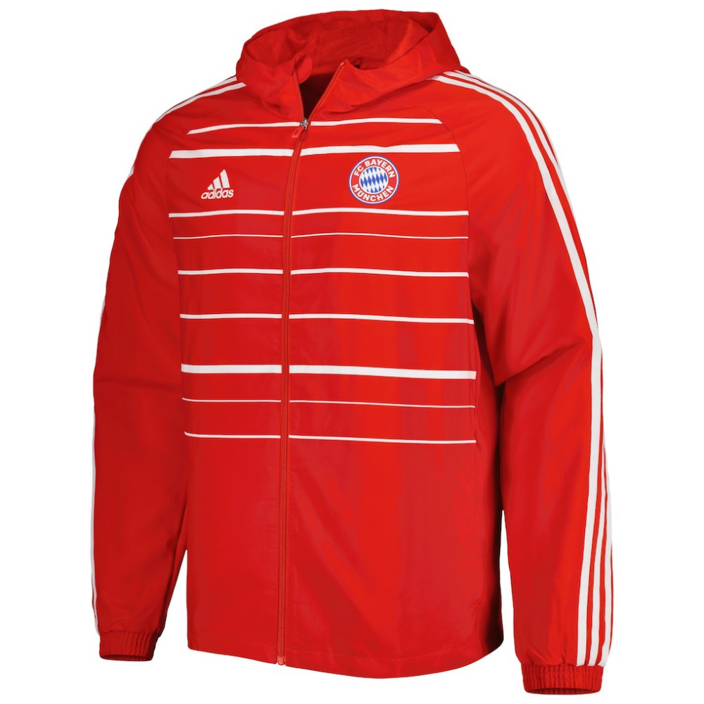 Bayern Munich DNA Raglan Full-Zip Hoodie Windbreaker Jacket