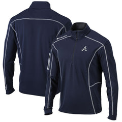 Atlanta Braves Columbia Shotgun Omni-Wick Quarter-Zip Pullover Jacket - MLB Jackets