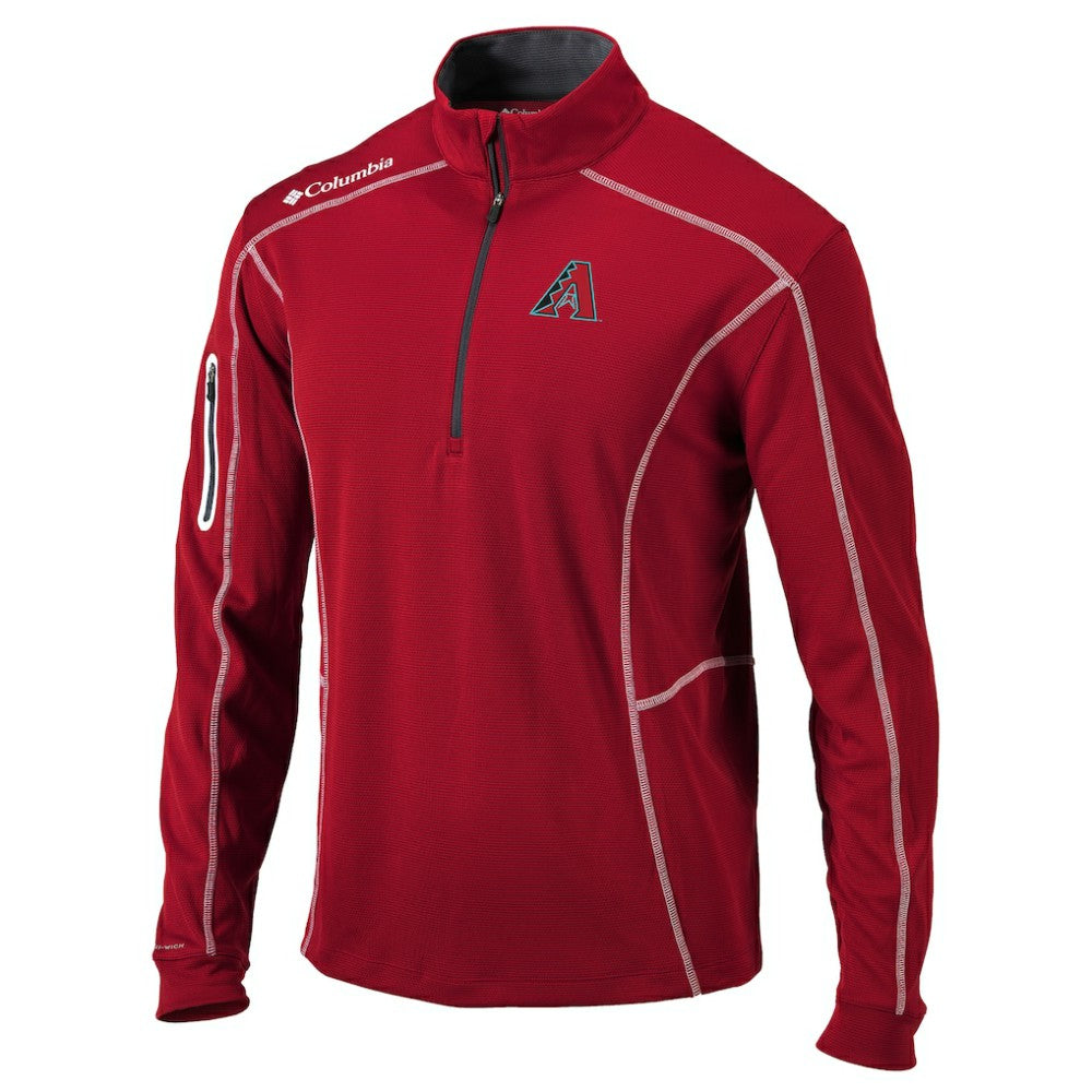 Arizona Diamondbacks Columbia Shotgun Omni-Wick Quarter-Zip Pullover Jacket - MLB Jackets