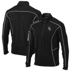 Colorado Rockies Columbia Shotgun Omni-Wick Quarter-Zip Pullover Jacket - MLB Jackets