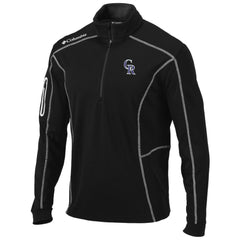 Colorado Rockies Columbia Shotgun Omni-Wick Quarter-Zip Pullover Jacket - MLB Jackets
