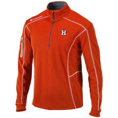 Houston Astros Columbia Shotgun Omni-Wick Quarter-Zip Pullover Jacket - MLB Jackets