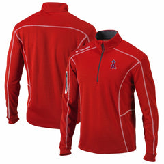 Los Angeles Angels Columbia Shotgun Omni-Wick Quarter-Zip Pullover Jacket - MLB Jackets