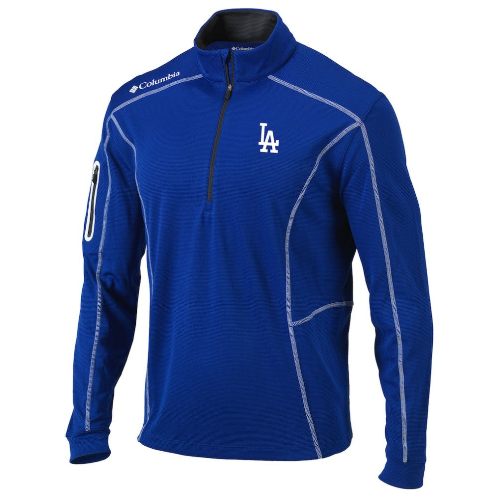 Los Angeles Dodgers Columbia Shotgun Omni-Wick Quarter-Zip Pullover Jacket - MLB Jackets