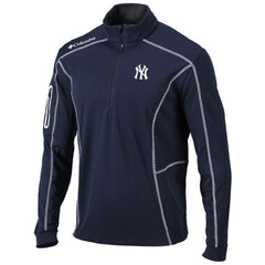 New York Yankees Columbia Shotgun Omni-Wick Quarter-Zip Pullover Jacket - MLB Jackets