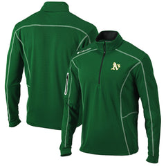 Athletics Columbia Shotgun Omni-Wick Quarter-Zip Pullover Jacket - MLB Jackets