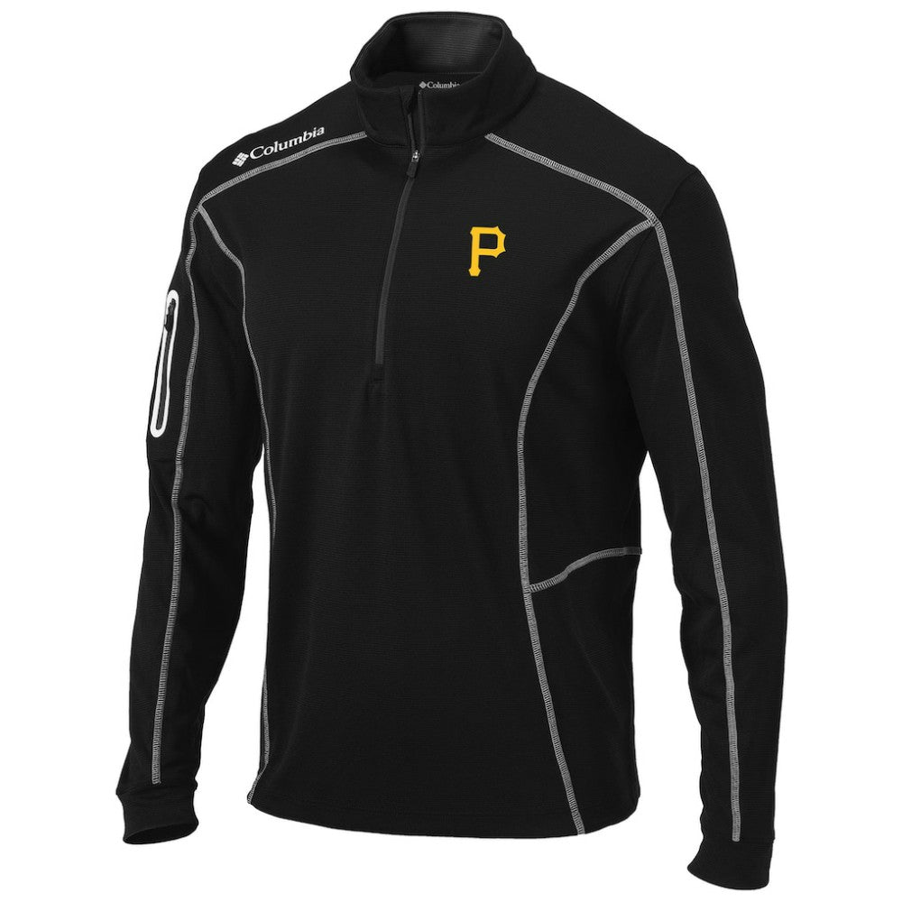 Pittsburgh Pirates Columbia Shotgun Omni-Wick Quarter-Zip Pullover Jacket - MLB Jackets