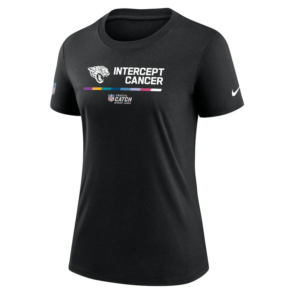 Jacksonville Jaguars Women's NFL Crucial Catch Performance T-Shirt | NFL On sale