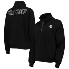 Chicago White Sox The Wild Collective Women's Two-Hit Quarter-Zip Pullover Top - MLB Pullover