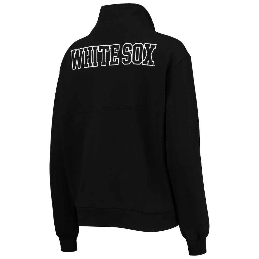 Chicago White Sox The Wild Collective Women's Two-Hit Quarter-Zip Pullover Top - MLB Pullover