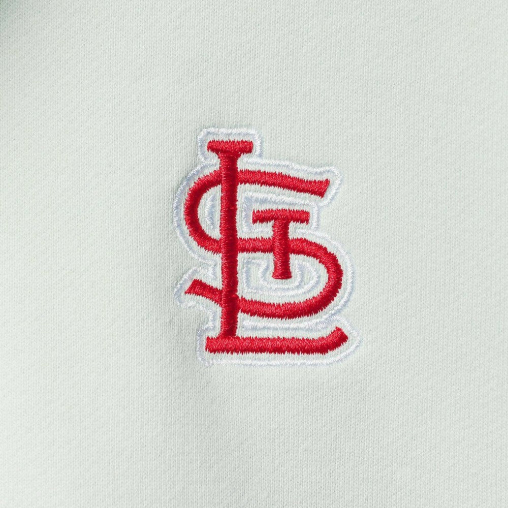 St. Louis Cardinals The Wild Collective Women's Two-Hit Quarter-Zip Pullover Top - MLB Pullover
