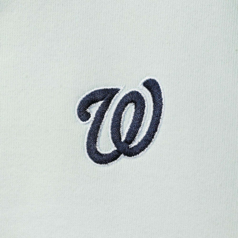 Washington Nationals The Wild Collective Women's Two-Hit Quarter-Zip Pullover Top - MLB Pullover