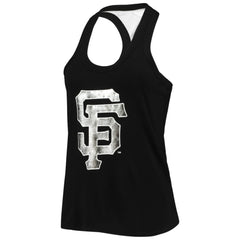 San Francisco Giants The Wild Collective Women's Tonal Athleisure Racerback Tank Top - MLB Tanks