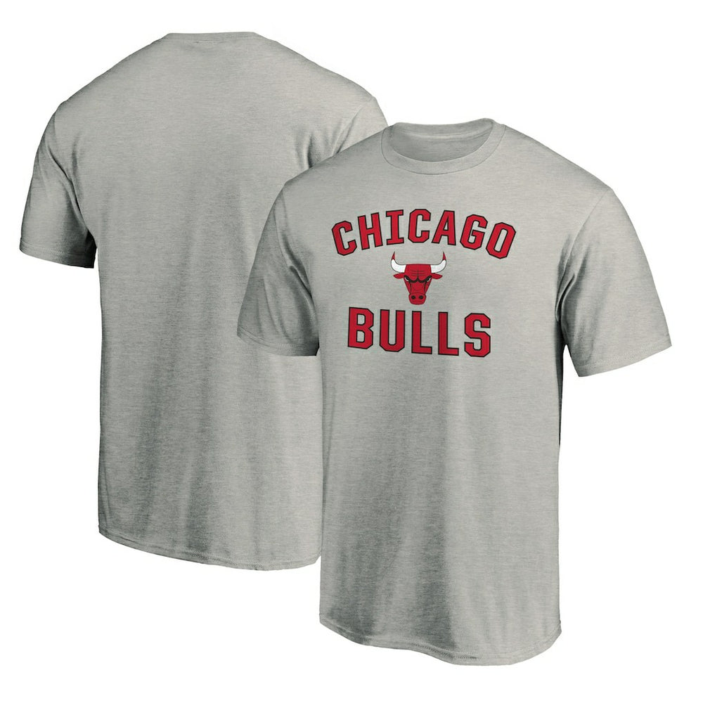 Heathered Gray Chicago Bulls Victory Arch T-Shirt sale | NBA