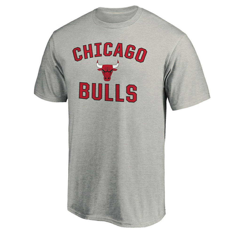 Heathered Gray Chicago Bulls Victory Arch T-Shirt sale | NBA