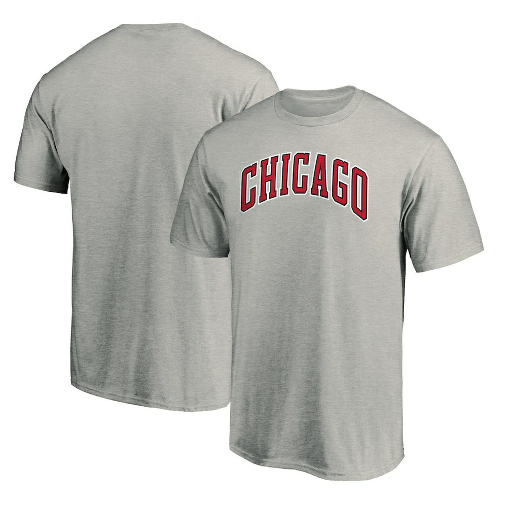 Heathered Gray Chicago Bulls Alternate Logo T-Shirt sale | NBA