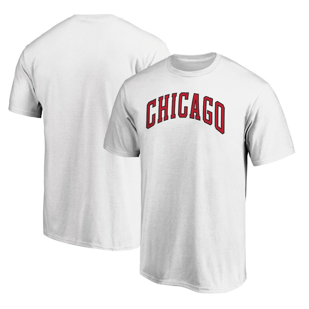 White Chicago Bulls Alternate Logo T-Shirt sale | NBA