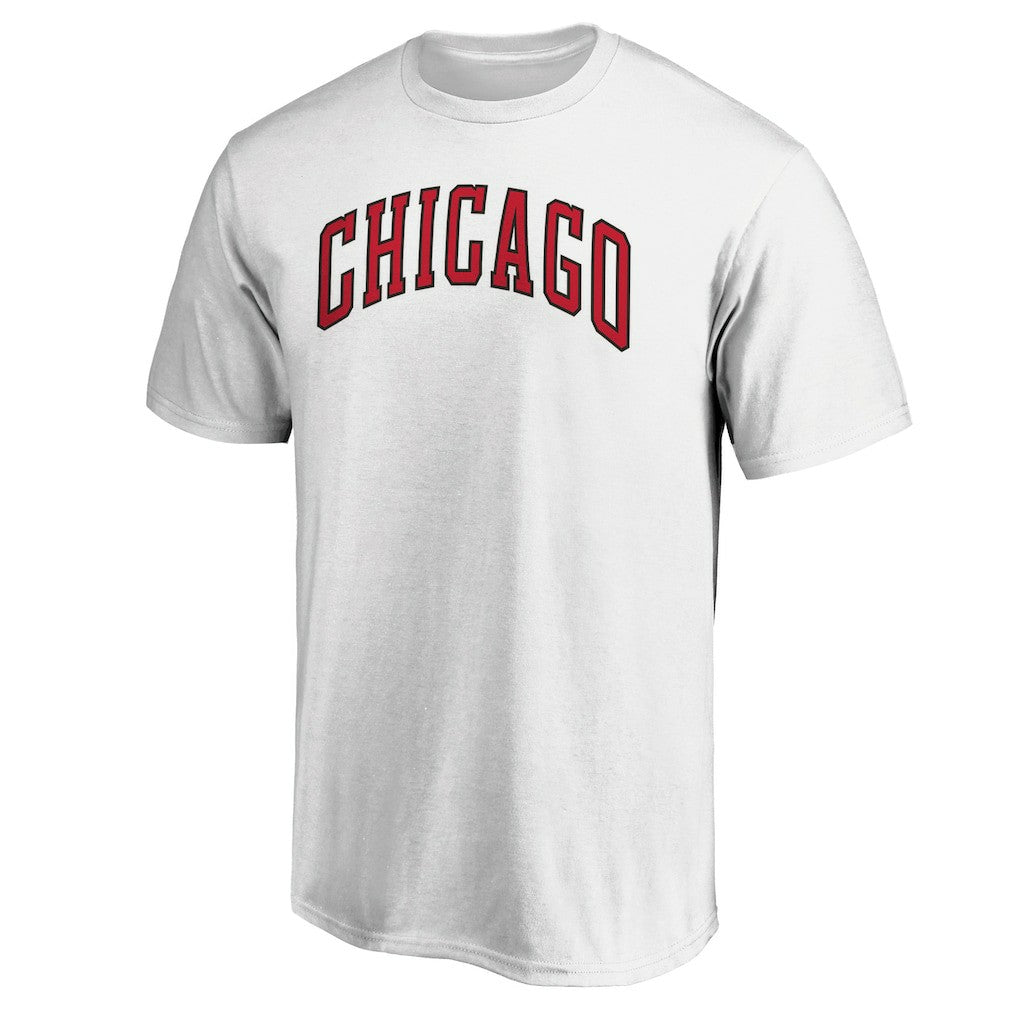 White Chicago Bulls Alternate Logo T-Shirt sale | NBA