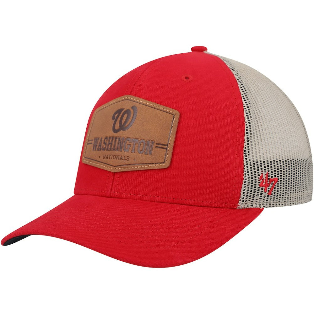 Washington Nationals '47 Rawhide Trucker Snapback Hat - MLB Hats