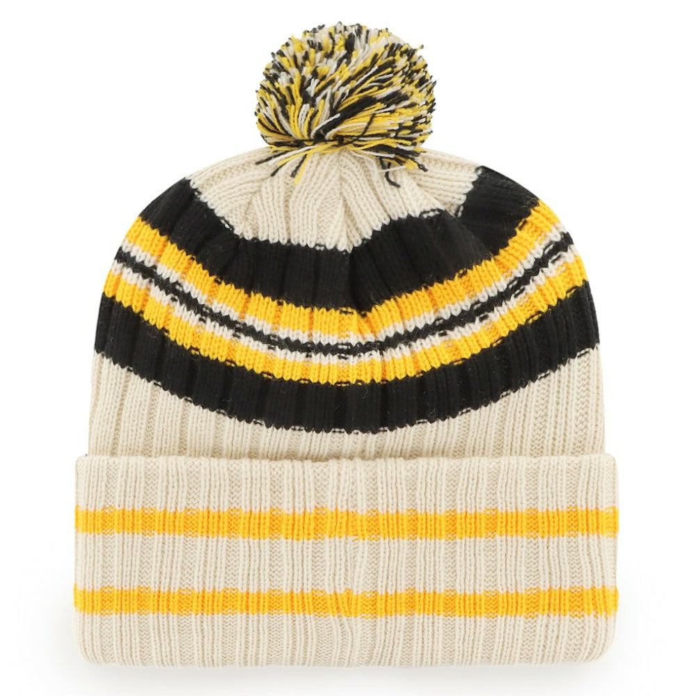 Pittsburgh Pirates '47 Home Patch Cuffed Knit Hat with Pom - MLB Hats