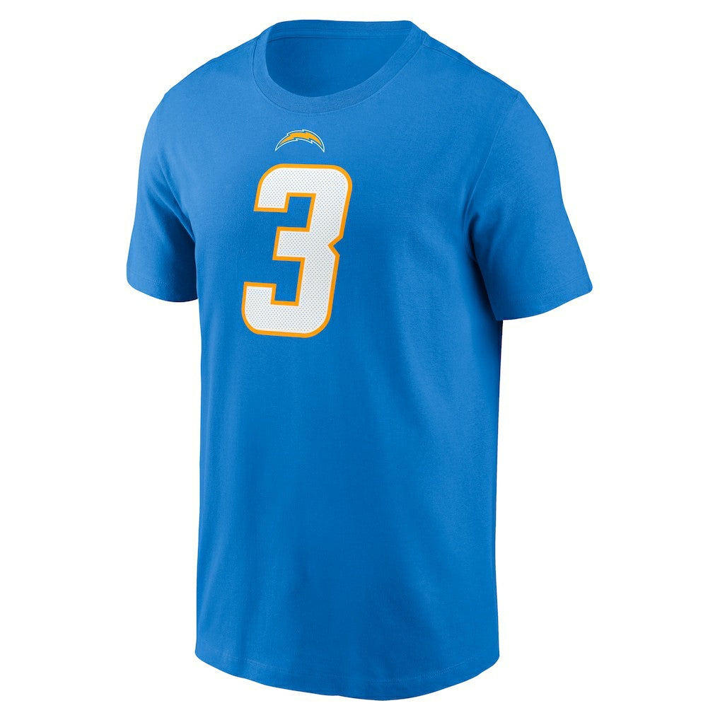 Los Angeles Chargers Derwin James Jr.  Player Name & Number T-Shirt | NFL US