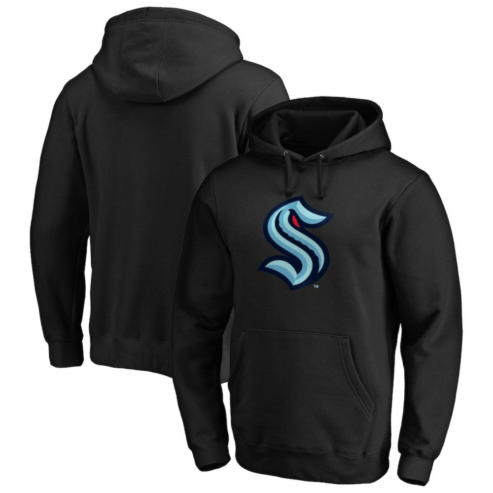 Seattle Kraken Primary Team Logo Pullover Hoodie -  NHL Hoodies