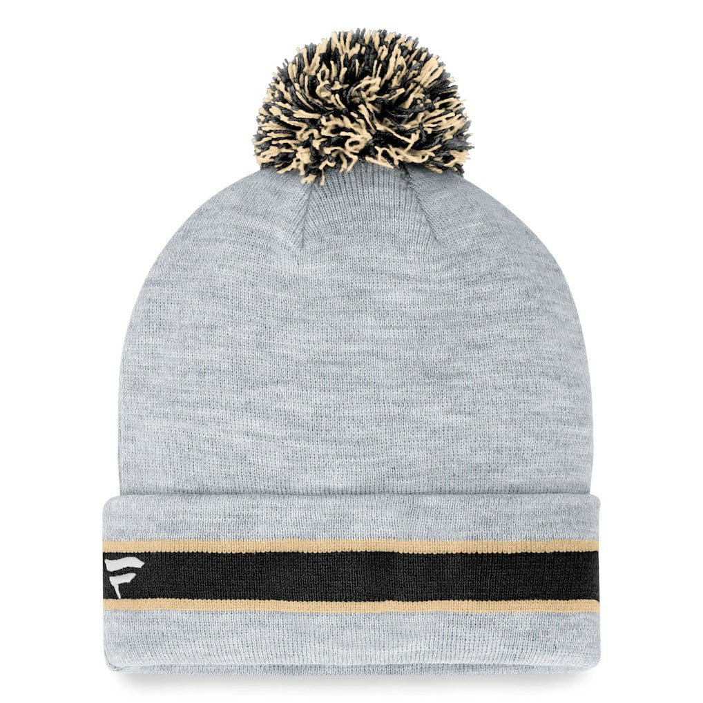New Orleans Saints Cuffed Knit Hat with Pom | NFL Hot