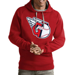Cleveland Guardians Antigua Team Victory Pullover Hoodie - MLB Hoodies