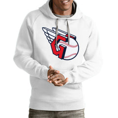 Cleveland Guardians Antigua Team Victory Pullover Hoodie - MLB Hoodies