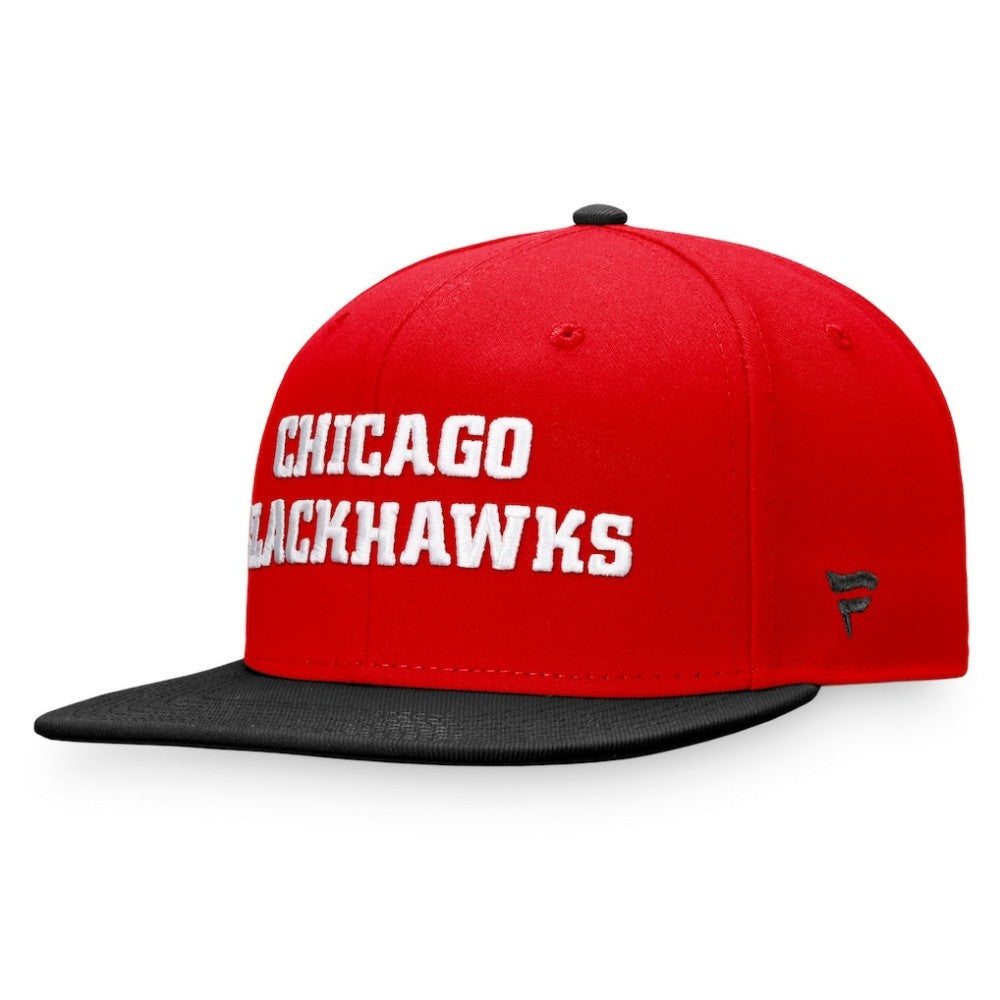 Chicago Blackhawks Fanatics Iconic Color Blocked Snapback Hat -  NHL Hats