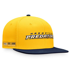 Nashville Predators Fanatics Iconic Color Blocked Snapback Hat -  NHL Hats