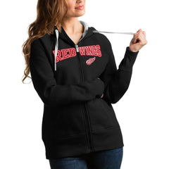 Detroit Red Wings Antigua Women's Wordmark Victory Full-Zip Hoodie -  NHL Hoodies