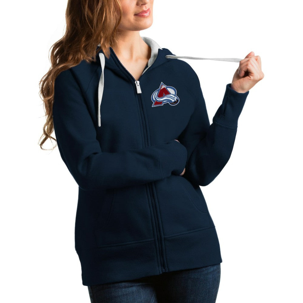Colorado Avalanche Antigua Women's Team Victory Full-Zip Hoodie -  NHL Hoodies
