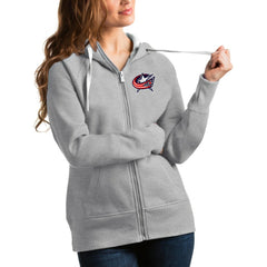 Columbus Blue Jackets Antigua Women's Victory Full-Zip Hoodie -  NHL Hoodies