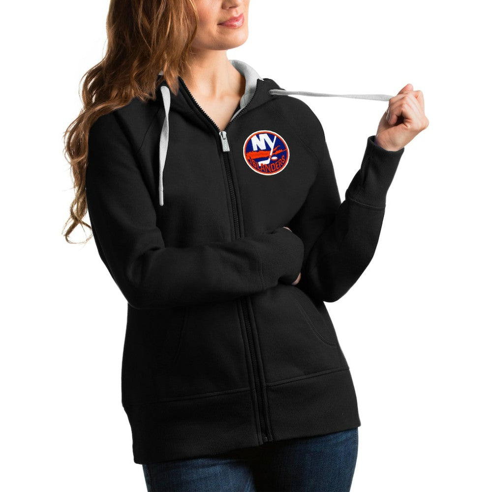 New York Islanders Antigua Women's Victory Full-Zip Hoodie -  NHL Hoodies