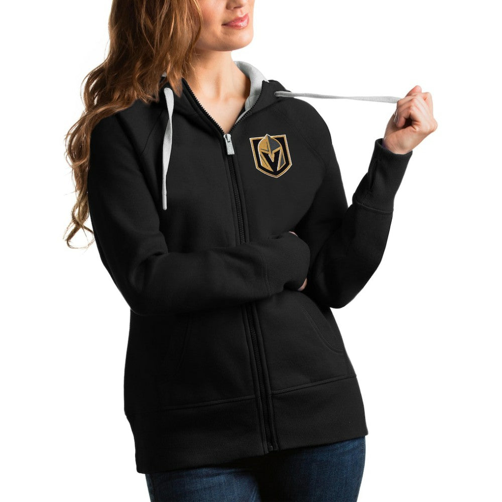 Vegas Golden Knights Antigua Women's Victory Full-Zip Hoodie -  NHL Hoodies